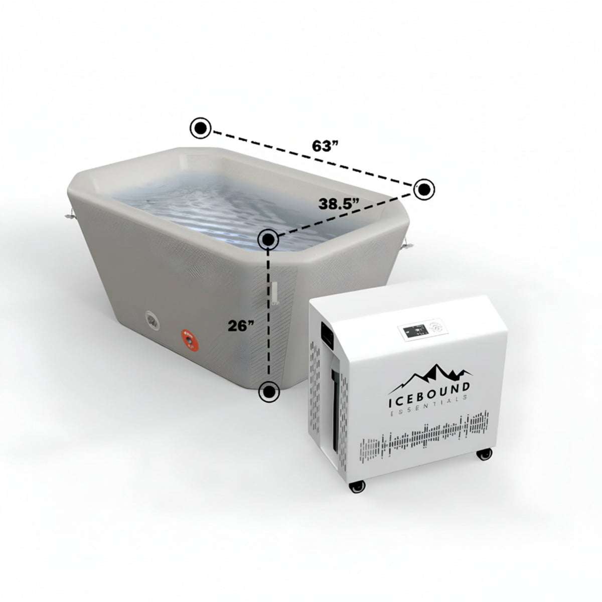 Endurance Plunge + Chiller | Cold Plunge Tub | WiFi + Ozone | 37–107°F